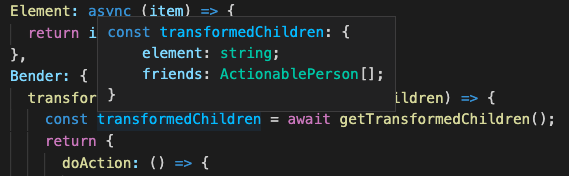 Return Type Tooltip